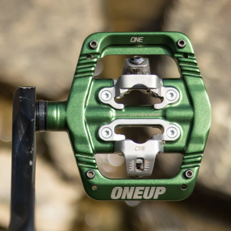 Oneup Components Clippedal Darkgreen Onbikedetail