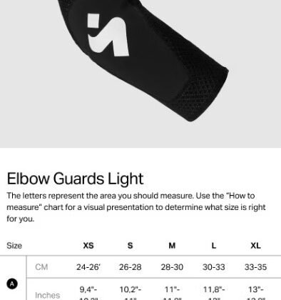 Taille coudiere light