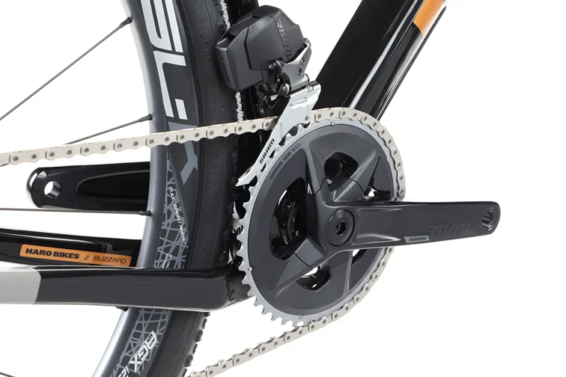 2024 haro buzzard carbon 1 black grey detail 3