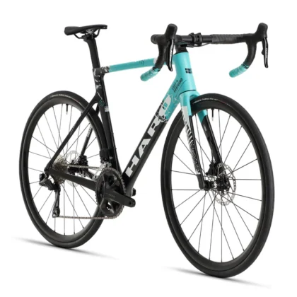 2024 haro rivette carbon 2 black teal 3qtr