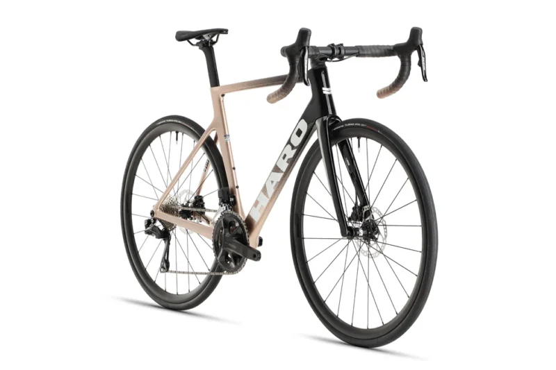 2024 haro rivette carbon 2 rose gold black 3qtr