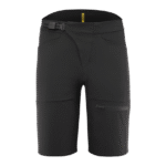 Short VTT Mavic Deemax Enduro Noir – vue face tissu 4-way stretch déperlant DWR trail enduro homme