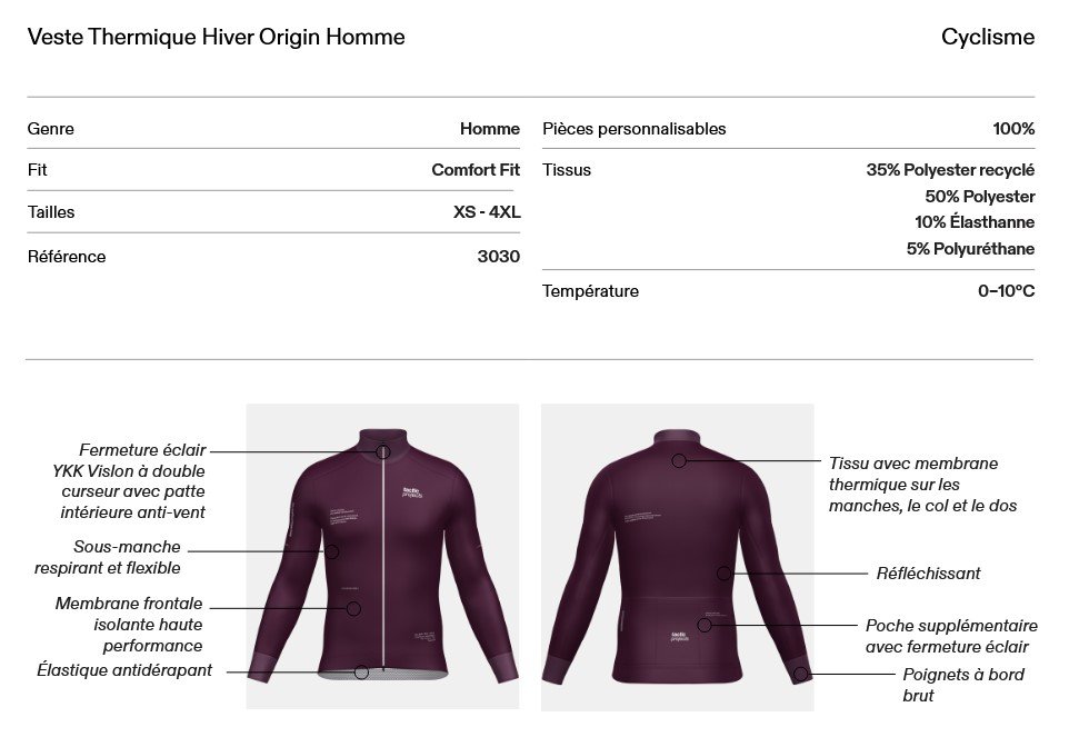 Veste thermique tactic