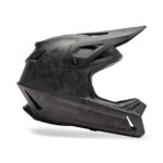 Fox Rampage RS Carbon Noir Mat – casque intégral DH carbone MIPS Integra Split, vue fac