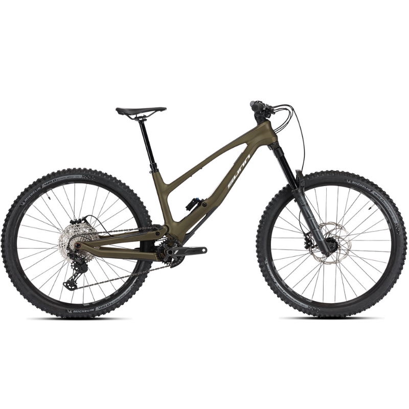 Sunn Radical S1 VTT Enduro full carbone Toray RockShox ZEB Rush RC Shimano XT 12v Formula Cura 2 – vue profil