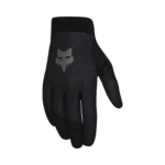 Gants VTT Fox Ranger Noir – vue face paume daim microfibre gel TruGel tactile best-seller trail enduro