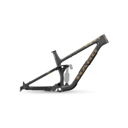 Haro bikes cadre vtt enduro greer carbon matte raw gold