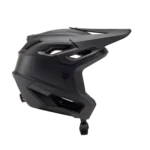 Fox Dropframe Pro – casque VTT 3/4 enduro noir, vue de face, 5 étoiles Virginia Tech