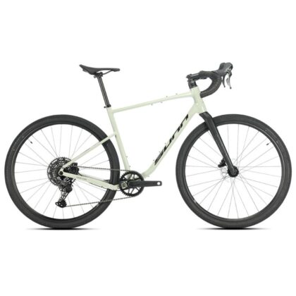 Sunn Venture S2 gravel alu 6013 Edge Tubing — vue profil gauche fourche carbone HM