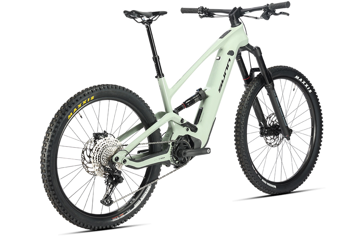Sunn One S2 VTTAE Enduro full carbone detail Shimano Deore 12v Magura MT30