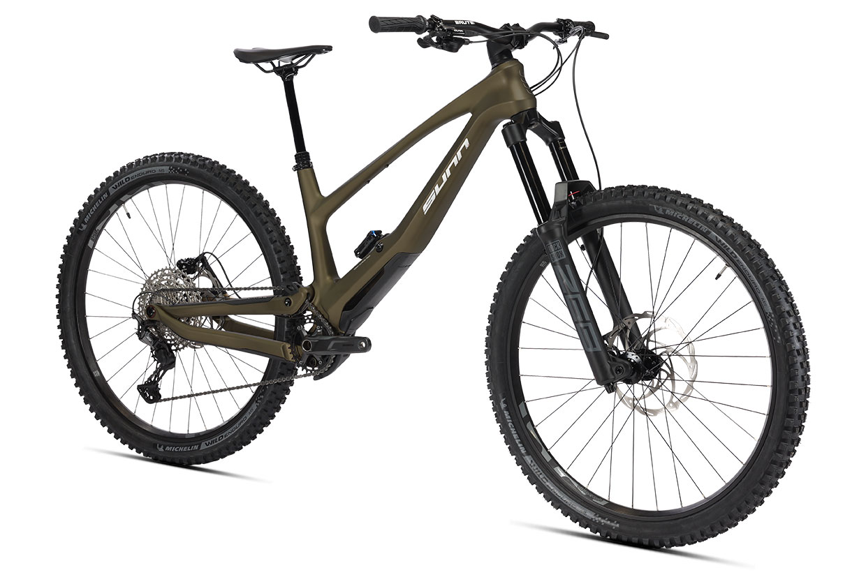 Sunn Radical S1 VTT Enduro detail RockShox ZEB Debonair+ Rush RC 170mm fourche enduro
