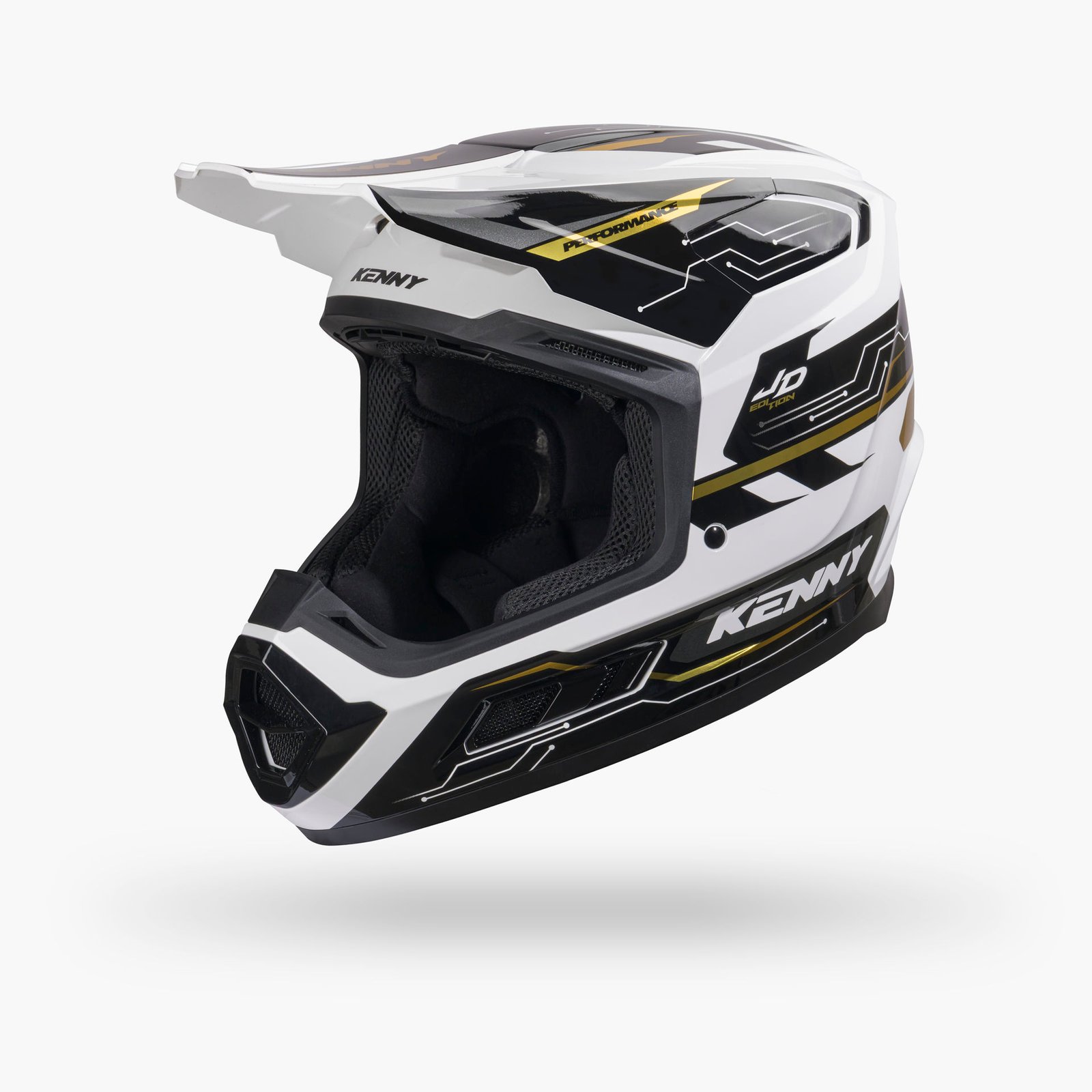 Casque Kenny Performance Joris Daudet champion olympique Paris 2024 profil gauche